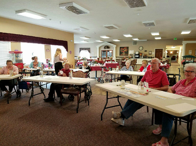 Senior Citizen Art Class